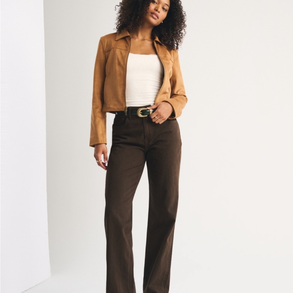 Abercrombie curve love high waist 90s relaxed jean